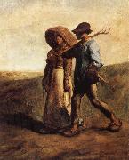 Jean Francois Millet People go to work oil on canvas